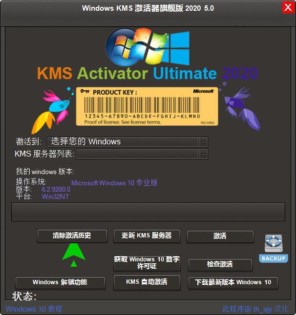 Windows KMS Activator旗舰版2020汉化绿色版