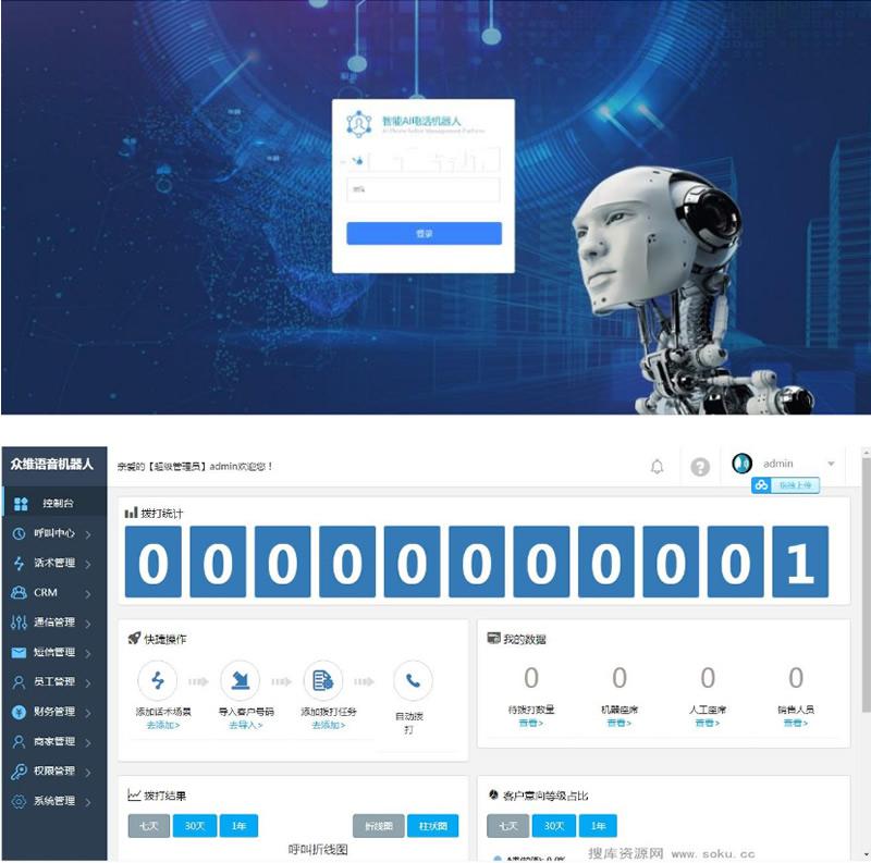最新接单运营版【电销语音机器人】完整版源码+文字安装教程 价值4800